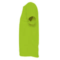 Neon Green - Side - SOLS Mens Sporty Short Sleeve Performance T-Shirt