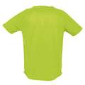 Apple Green - Back - SOLS Mens Sporty Short Sleeve Performance T-Shirt