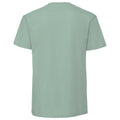 Sage - Back - Fruit Of The Loom Mens Ringspun Premium T-Shirt