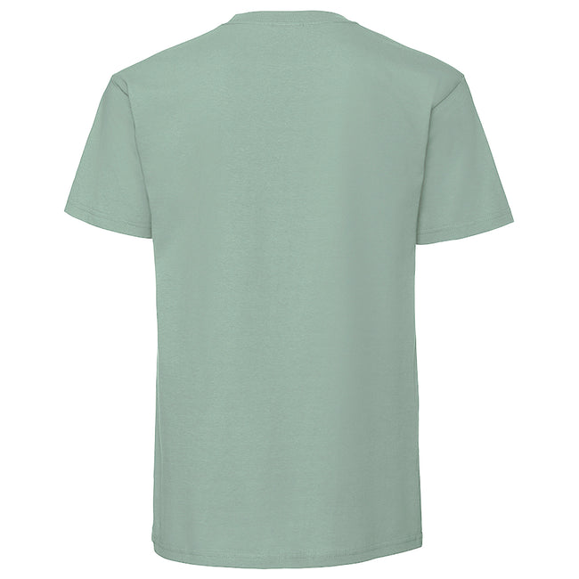 Sage - Back - Fruit Of The Loom Mens Ringspun Premium T-Shirt