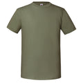 Classic Olive - Front - Fruit Of The Loom Mens Ringspun Premium T-Shirt