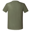 Classic Olive - Back - Fruit Of The Loom Mens Ringspun Premium T-Shirt