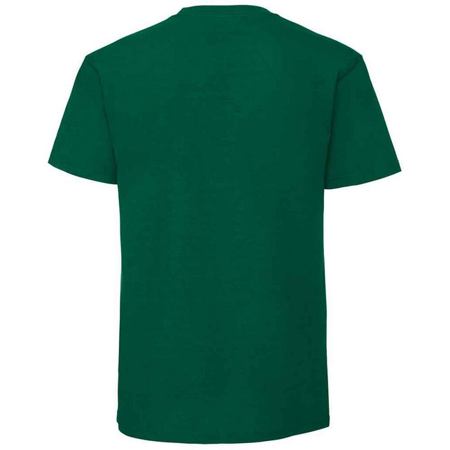 College Green - Back - Fruit Of The Loom Mens Ringspun Premium T-Shirt