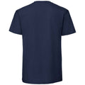 Deep Navy - Back - Fruit Of The Loom Mens Ringspun Premium T-Shirt