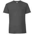 Light Graphite - Front - Fruit Of The Loom Mens Ringspun Premium T-Shirt