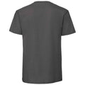 Light Graphite - Back - Fruit Of The Loom Mens Ringspun Premium T-Shirt