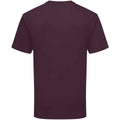 Dark Plum - Back - Fruit Of The Loom Mens Ringspun Premium T-Shirt
