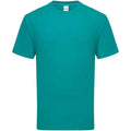 Ocean Teal - Front - Fruit Of The Loom Mens Ringspun Premium T-Shirt