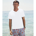 White - Back - Fruit Of The Loom Mens Original V Neck T-Shirt