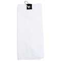 White - Front - Towel City Microfibre Golf Towel