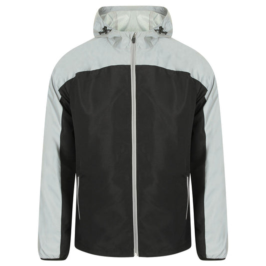 Black-Reflective - Front - Tombo Mens Hi-Vis Performance Jacket
