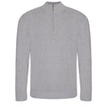 Heather - Front - Ecologie Mens Wakhan Zip Neck Sweater