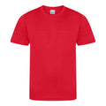 Red - Front - AWDis Childrens-Kids Cool Smooth T-Shirt
