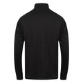 Black-White - Back - Finden & Hales Mens Knitted Tracksuit Top