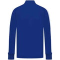 Royal Blue-White - Back - Finden & Hales Mens Knitted Tracksuit Top