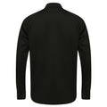 Black-Gunmetal - Back - Finden & Hales Mens Knitted Tracksuit Top