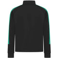 Black-Emerald - Back - Finden & Hales Childrens-Kids Boys Knitted Tracksuit Top