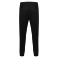 Black-Black - Back - Finden & Hales Mens Knitted Tracksuit Pants