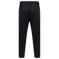 Navy-White - Back - Finden & Hales Mens Knitted Tracksuit Pants