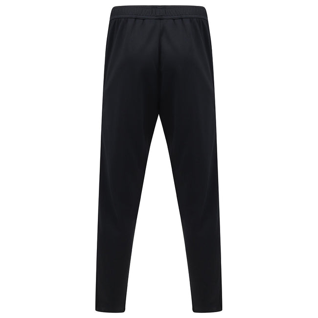 Navy-Navy - Back - Finden & Hales Mens Knitted Tracksuit Pants