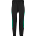 Black-Emerald - Front - Finden & Hales Mens Knitted Tracksuit Pants