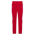 Red-White - Back - Finden & Hales Mens Knitted Tracksuit Pants