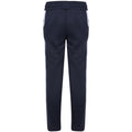Navy-White - Back - Finden & Hales Childrens-Kids Boys Knitted Tracksuit Pants