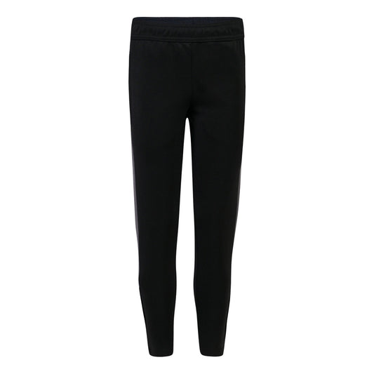 Black-Gunmetal - Front - Finden & Hales Childrens-Kids Boys Knitted Tracksuit Pants
