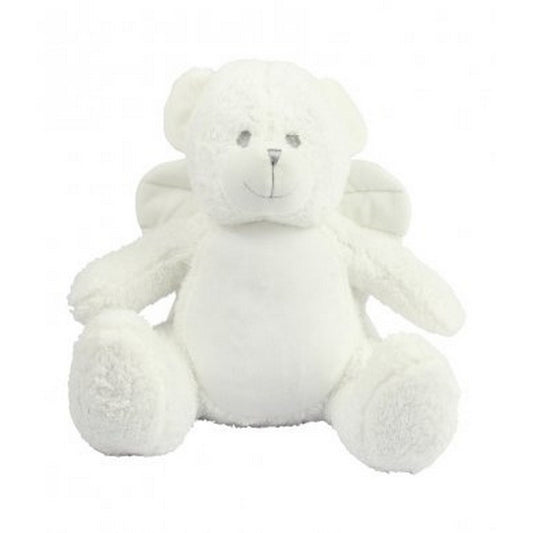 White - Front - Mumbles Zippie Angel Toy
