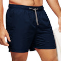 Sporty Navy - Side - Proact Mens Swimming Shorts