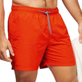 Crush Orange - Side - Proact Mens Swimming Shorts