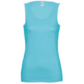 Blue Atoll - Front - SOLS Womens-Ladies Jane Sleeveless Tank - Vest Top