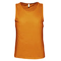 Orange - Front - SOLS Mens Justin Sleeveless Tank - Vest Top