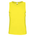 Lemon - Front - SOLS Mens Justin Sleeveless Tank - Vest Top