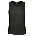 Deep Black - Front - SOLS Mens Justin Sleeveless Tank - Vest Top