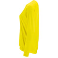 Neon Yellow - Side - SOLS Womens-Ladies Sporty Long Sleeve Performance T-Shirt