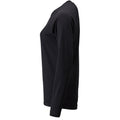 Black - Side - SOLS Womens-Ladies Sporty Long Sleeve Performance T-Shirt