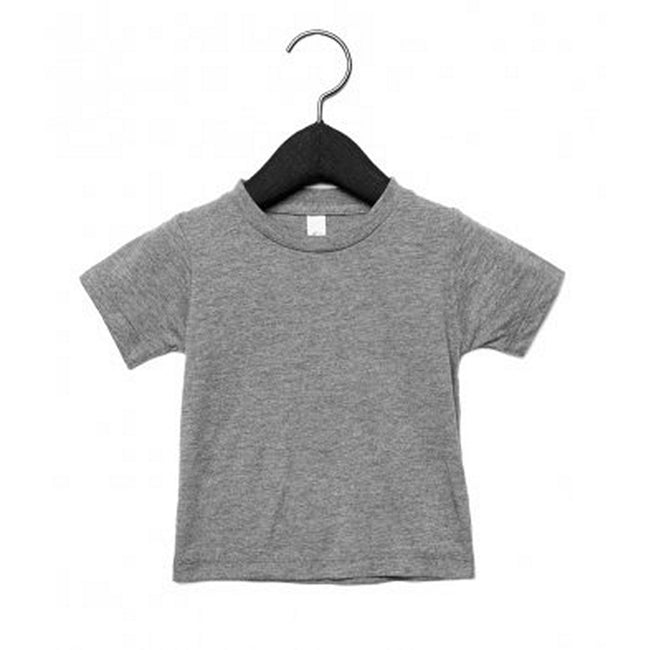 Peach Triblend - Side - Canvas Childrens Unisex Tri-Blend T-Shirt