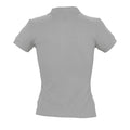 Grey Marl - Pack Shot - SOLS Womens-Ladies People Pique Short-Sleeved Polo Shirt
