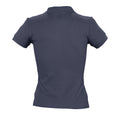 Navy - Pack Shot - SOLS Womens-Ladies People Pique Short-Sleeved Polo Shirt