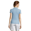 Sky Blue - Lifestyle - SOLS Womens-Ladies People Pique Short-Sleeved Polo Shirt