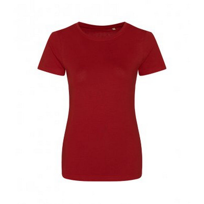 Fire Red - Front - Ecologie Womens-Ladies Organic Cascades T-Shirt