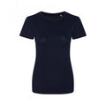 Navy - Front - Ecologie Womens-Ladies Organic Cascades T-Shirt
