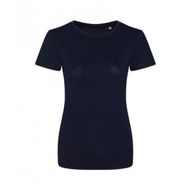Navy - Front - Ecologie Womens-Ladies Organic Cascades T-Shirt