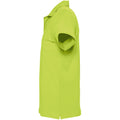 Apple Green - Side - SOLS Mens Spring II Short Sleeve Heavyweight Polo Shirt