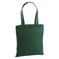 Bottle Green - Front - Westford Mill Premium Cotton Tote Bag