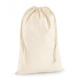 Natural - Front - Westford Mill Premium Cotton Stuff Bag