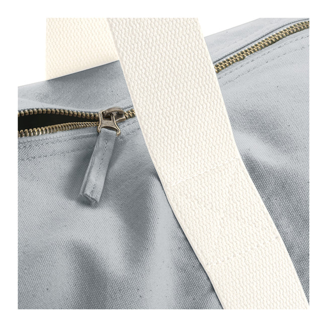 Light Grey - Back - Westford Mill EarthAware Organic Barrel Bag