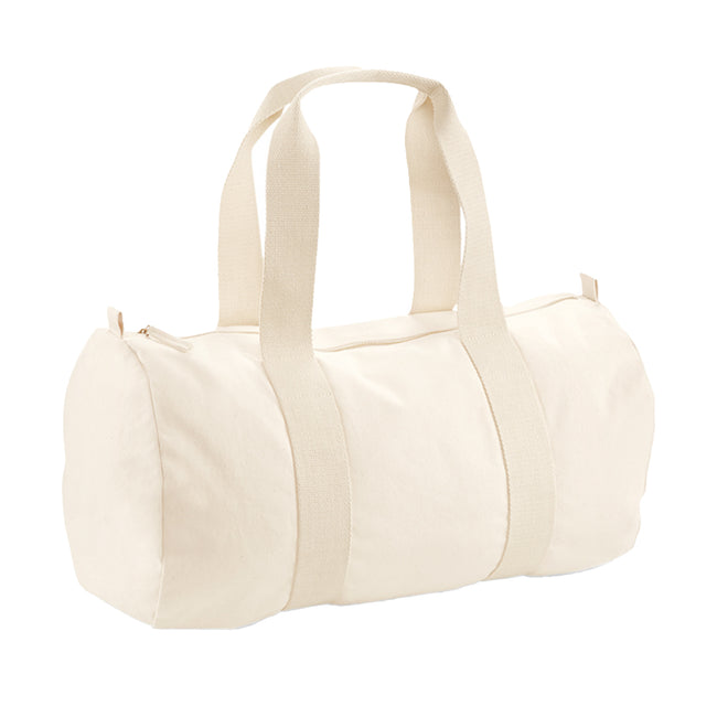 Natural - Front - Westford Mill EarthAware Organic Barrel Bag