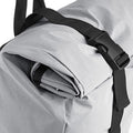 Silver Reflective - Side - BagBase Reflective Roll Top Backpack